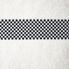 Homla, Tiva, ręcznik, z czarną kratką, 70-130 cm