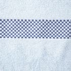 Homla, Tiva, ręcznik, z granatową kratką, 50-90 cm