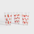 Homla, Token Summer, szklanka, w truskawki, 0,3l, 3 szt., 744433