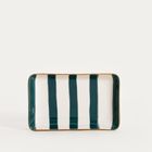 Homla, Torrit, talerz, w zielone paski, 19-12 cm