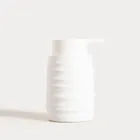 Homla, Torus, dozownik, z tłoczeniem, biały, 8,2-8,2-17 cm