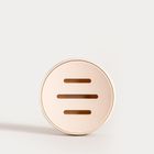 Homla, Torus, mydelniczka, z tłoczeniem beżowa, 11-11-2,5 cm