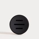 Homla, Torus, mydelniczka, z tłoczeniem czarna, 11-11-2,5 cm