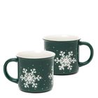 Homla, Trinkie, kubek, zielony ze śnieżynką, 0,36l, 2 szt.