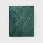 Homla, Tuala, narzuta welwetowa z pikowaniem, zielona, 200-220 cm, 745584