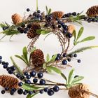 Homla, Tundra, girlanda z szyszkami i głogiem, 120 cm