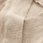 Homla, Vaffel, szlafrok, beżowy, rozmiar S/M