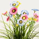 Homla, Venny, roślina sztuczna, fiołki pastelowe, 35 cm