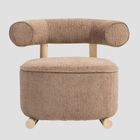 Homla, Vita, fotel, beżowy, 72-81-67 cm