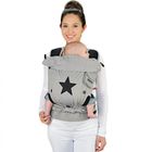 Hoppediz, Bondolino plus, Popelina, nosidełko ergonomiczne, Grau&Stern Slim Fit
