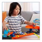 Hot Wheels City, Kaskaderski garaż, Mega transformacja, zestaw do zabawy z autem