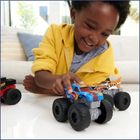 Hot Wheels, Monster Trucks, Bone Shaker, pojazd światło i dźwięk, 1:43