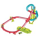 Hot Wheels, Neon Speeders, Neonowy Superwyścig, zestaw do zabawy z autkiem
