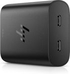 HP, zasilacz sieciowy 65W Gan USB-C, czarny