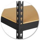 Humberg, regał magazynowy, metalowy, czarny, 183-90-40 cm, HR-853