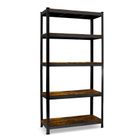 Humberg, regał metalowy magazynowy, czarny, 180-90-40 cm