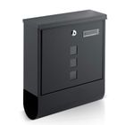 Humberg, skrzynka na listy, antracyt, 34-30,5-10 cm, HM-861