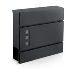 Humberg, skrzynka na listy, antracyt, 37-37-10,5 cm, HM-863