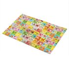 Humbi, mata edukacyjna 2w1 z pianki XPE, alfabet: wersja niemiecka, 120-180 cm