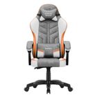 Huzaro, Force 2.7 Grey, fotel gamingowy, welurowy