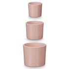 IberGarden, doniczki ceramiczne, średnica 14, 17, 22 cm, 3 szt.