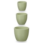 IberGarden, zestaw okrągłych doniczek, średnica 14, 17, 22 cm