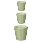 IberGarden, zestaw stożkowych doniczek, średnica 14, 17, 22 cm