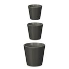 IberGarden, zestaw stożkowych doniczek, średnica 14, 17, 22 cm