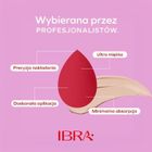 Ibra, Makeup Blender Sponge, gąbka do makijażu, cherry