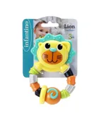 Infantino, giętki gryzak, lew
