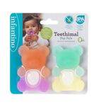 Infantino, gryzaczki silikonowe, misie, 2szt.