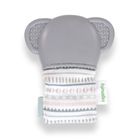 InGenuity, Słonik Van, gryzak z rękawiczką, szary, 3m+