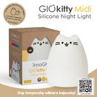 InnoGIO, Kitty, silikonowa lampka nocna, midi