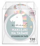 Interdruk, naklejki na taśmie, okrągłe