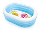 Intex, basen dmuchany, owalny, dno z rybkami, 163-107-46 cm