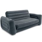 Intex, sofa, materac welurowy, 2 os., 2w1 + pompka
