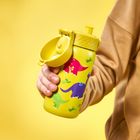 ION8, Dinozaury, bidon termiczny z ustnikiem, próżniowy, żółty, 320 ml