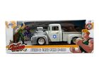 Jada Toys, Street Fighter, 1956 Ford Pick-up, model pojazdu z figurką, 1:24