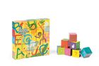 Janod, Alfabet, klocki puzzle 6w1