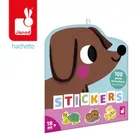 Janod, duże naklejki, domowe pupile, 100 szt.