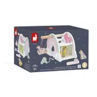 Janod, Jednorożce, drewaniany domek jednorożców z 5 akcesoriami