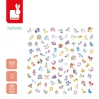 Janod, Jednorożce, naklejki, 100 szt.