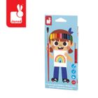 Janod, kredki akwarelowe z pędzelkiem, 12 kolorów