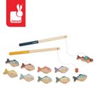 Janod, łowienie rybek, drewniana gra zręcznościowa