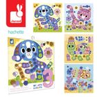 Janod, My arts & crafts, Zwierzęta, piankowe naklejki, multizestaw kreatywny