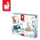 Janod, puzzle sensoryczne, kraina polarna, 20 elementów
