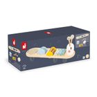 Janod, Sweet Cocoon, Dżdżownica, drewniany muzyczny ministolik, 12 m+