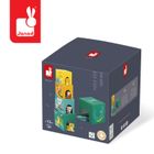 Janod, Tropik, Piramida z drewnianymi figurkami, 10 elementów