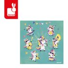 Janod, Unicorn, puzzle z kartką okolicznościową, 2w1, 25 szt.