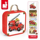 Janod, Wóz strażacki Jacka, puzzle 4w1